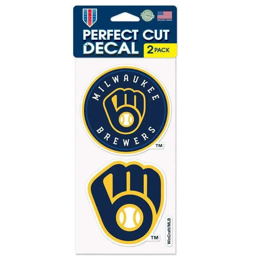  Milwaukee Brewers 4x4 Decal Set Of 2 Perfect Cut Vinyl -  ToylandEU™
