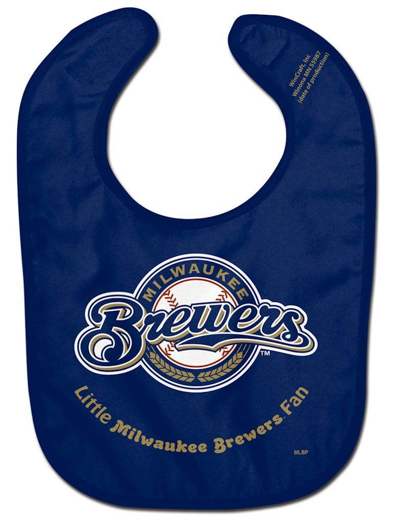 Milwaukee Brewers Baby Bib All Pro Style Official Licensed - ToylandEU