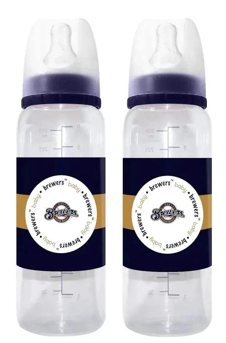  Milwaukee Brewers Baby Bottles 2 Pack BPA Free Safe Nipple -  ToylandEU™