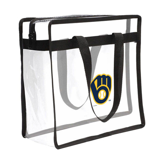 Milwaukee Brewers Clear Stadium Tote Bag With Logo Emblem - ToylandEU