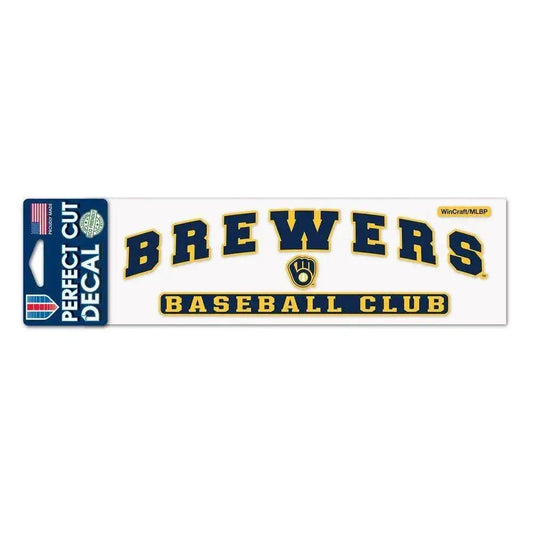  Milwaukee Brewers Decal 3x10 Perfect Cut Color Vinyl -  ToylandEU™