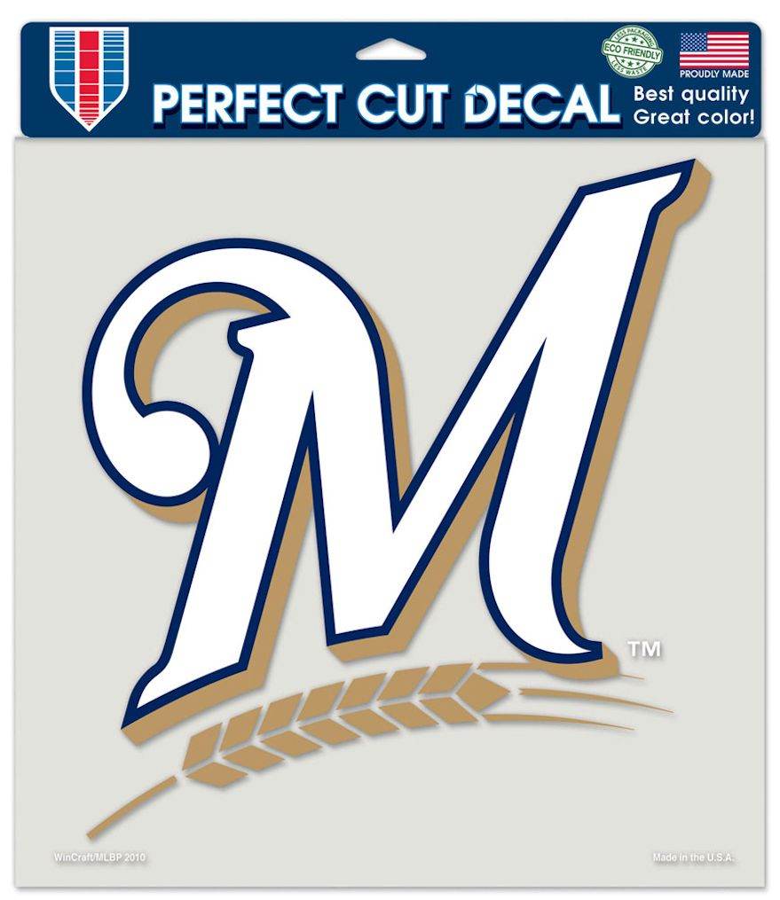 Milwaukee Brewers Decal 8x8 Perfect Cut Color Special Order - ToylandEU