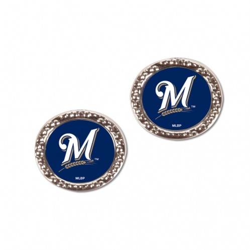 Milwaukee Brewers Earrings Post Style Officially Licensed - ToylandEU