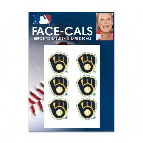  Milwaukee Brewers Face Decals Peel and Stick Tattoos -  ToylandEU™