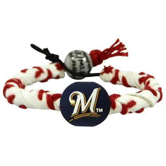  Milwaukee Brewers Frozen Rope Baseball Bracelet Leather -  ToylandEU™
