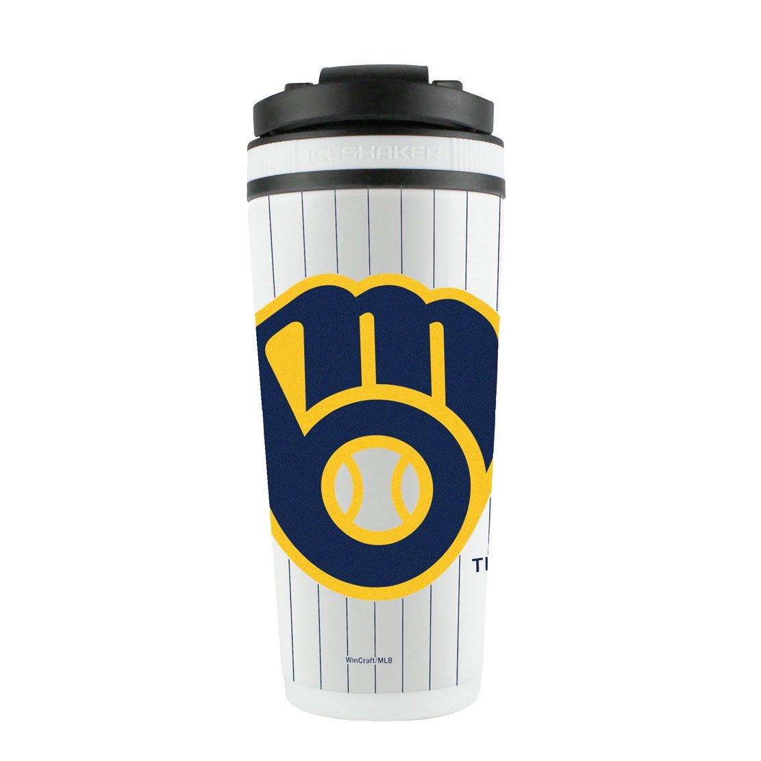 Milwaukee Brewers Ice Shaker 26oz Stainless Steel Tumbler - ToylandEU