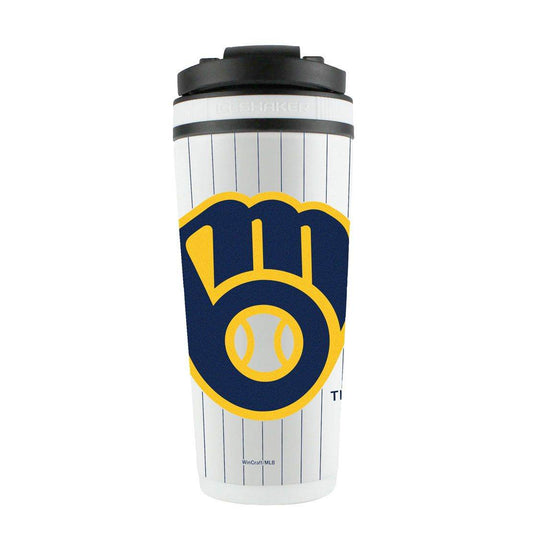 Milwaukee Brewers Ice Shaker 26oz Stainless Steel Tumbler - ToylandEU