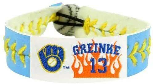  Milwaukee Brewers Leather Bracelet Team Color Ceramic Bead -  ToylandEU™