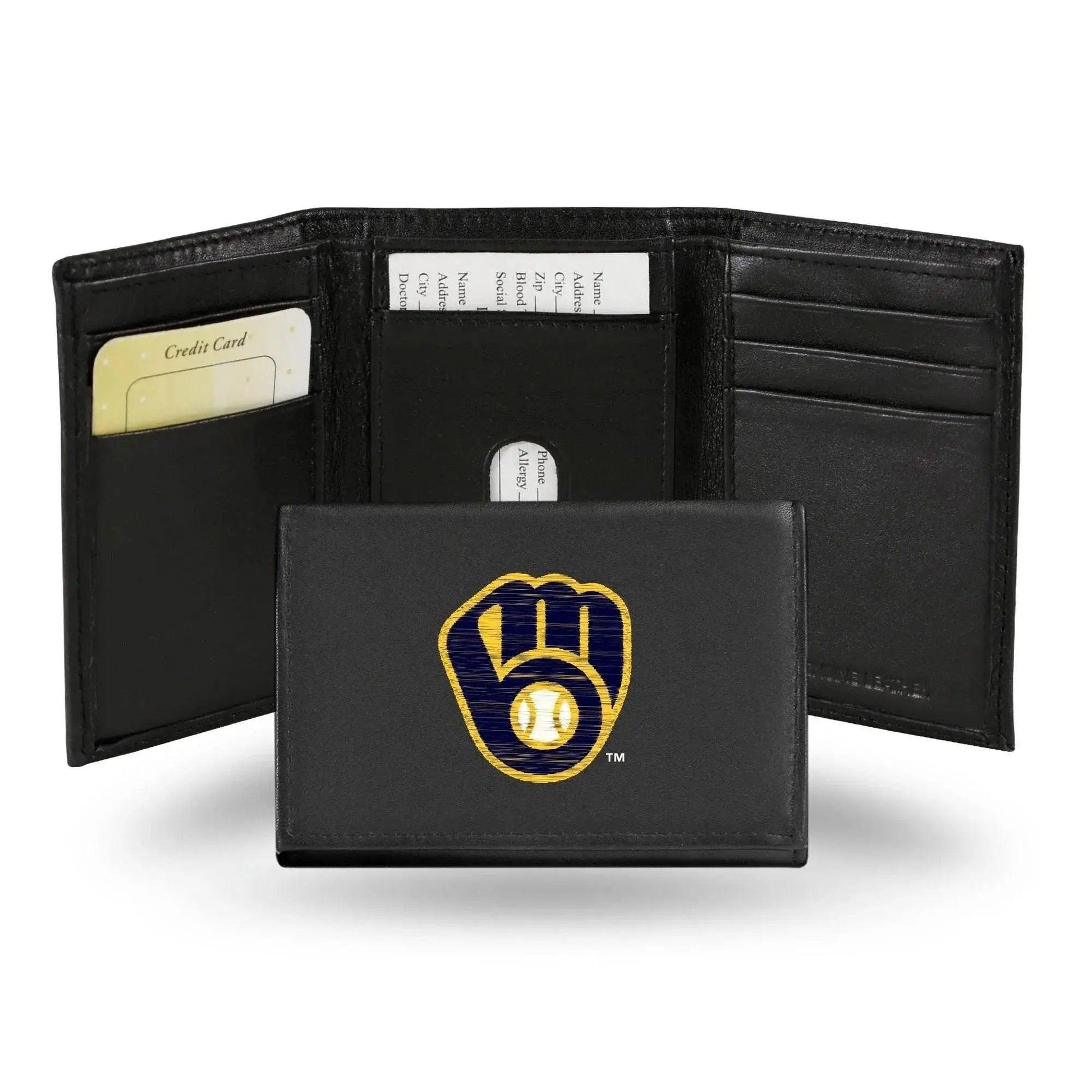  Milwaukee Brewers Leather Trifold Wallet Embroidered -  ToylandEU™