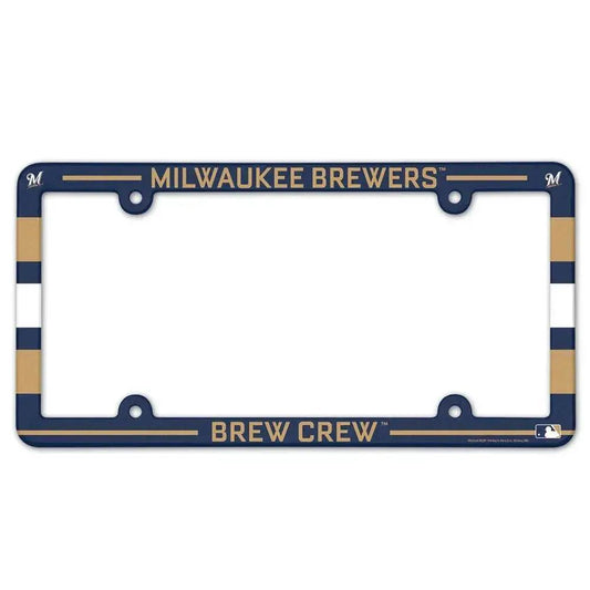  Milwaukee Brewers License Plate Frame Plastic Full Color Style -  ToylandEU™