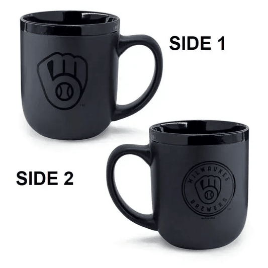  Milwaukee Brewers Matte Black 17oz Ceramic Mug Wincraft -  ToylandEU™