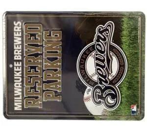  Milwaukee Brewers Metal Parking Sign 8 By 11 Embossed -  ToylandEU™