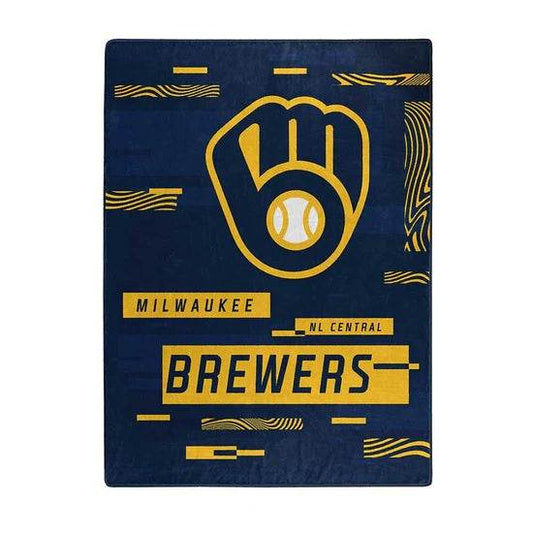 Milwaukee Brewers Raschel Blanket 60x80 Digitize Design - ToylandEU