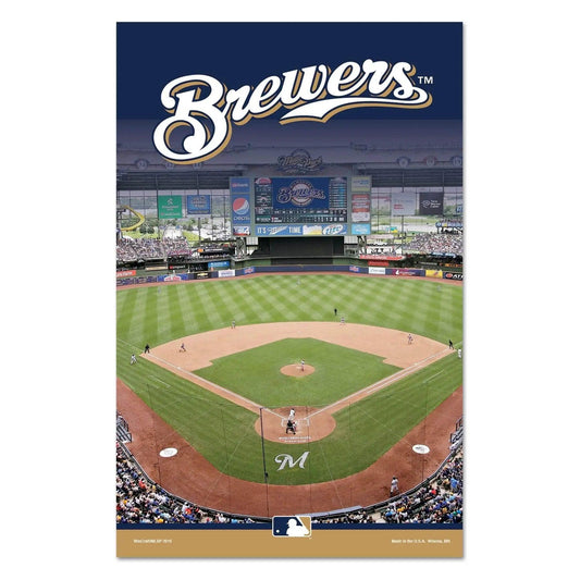 Milwaukee Brewers Sign 11x17 Wood Stadium Decor Wall Art -  ToylandEU™