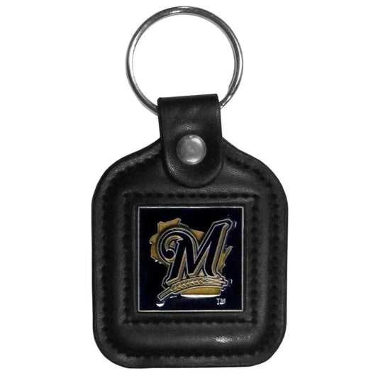  Milwaukee Brewers Square Leather Key Ring With Logo -  ToylandEU™