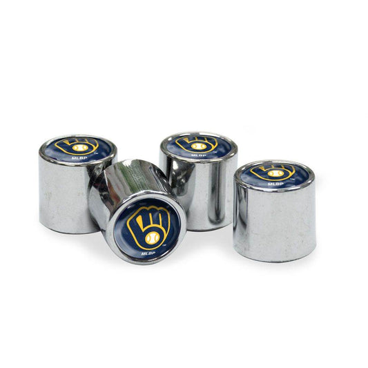 Milwaukee Brewers Valve Stem Caps With Team Logo Set - ToylandEU