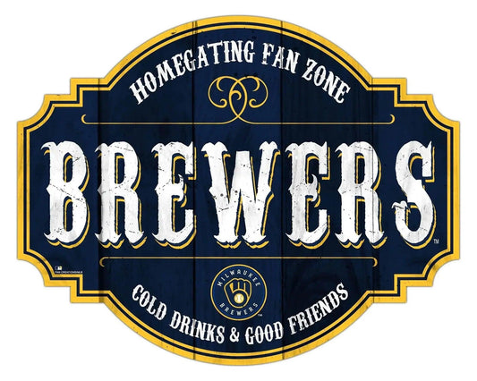  Milwaukee Brewers Wood Sign 12 Inch Homegating Tavern Decor -  ToylandEU™