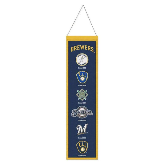  Milwaukee Brewers Wool Banner 8x32 Heritage Evolution -  ToylandEU™