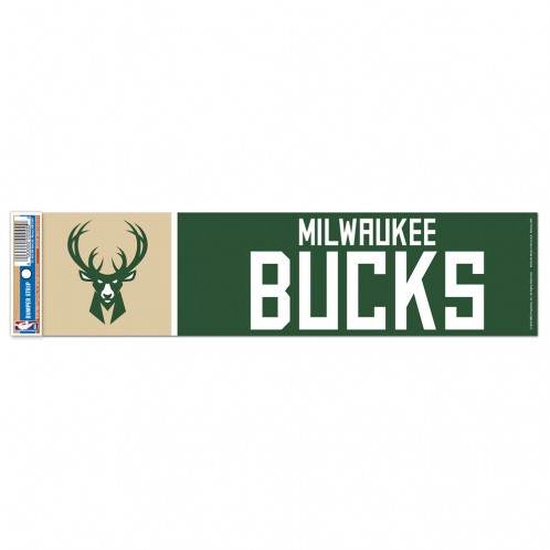 Milwaukee Bucks Bumper Sticker 3x12 Inches Self Adhesive - ToylandEU