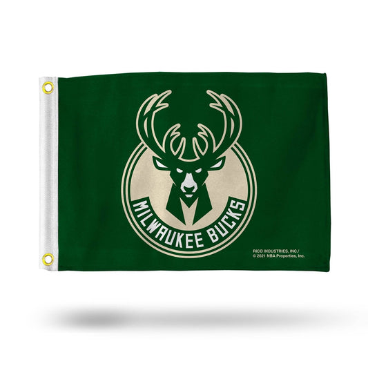 Milwaukee Bucks Flag 12x17 Striped Utility Durable - ToylandEU