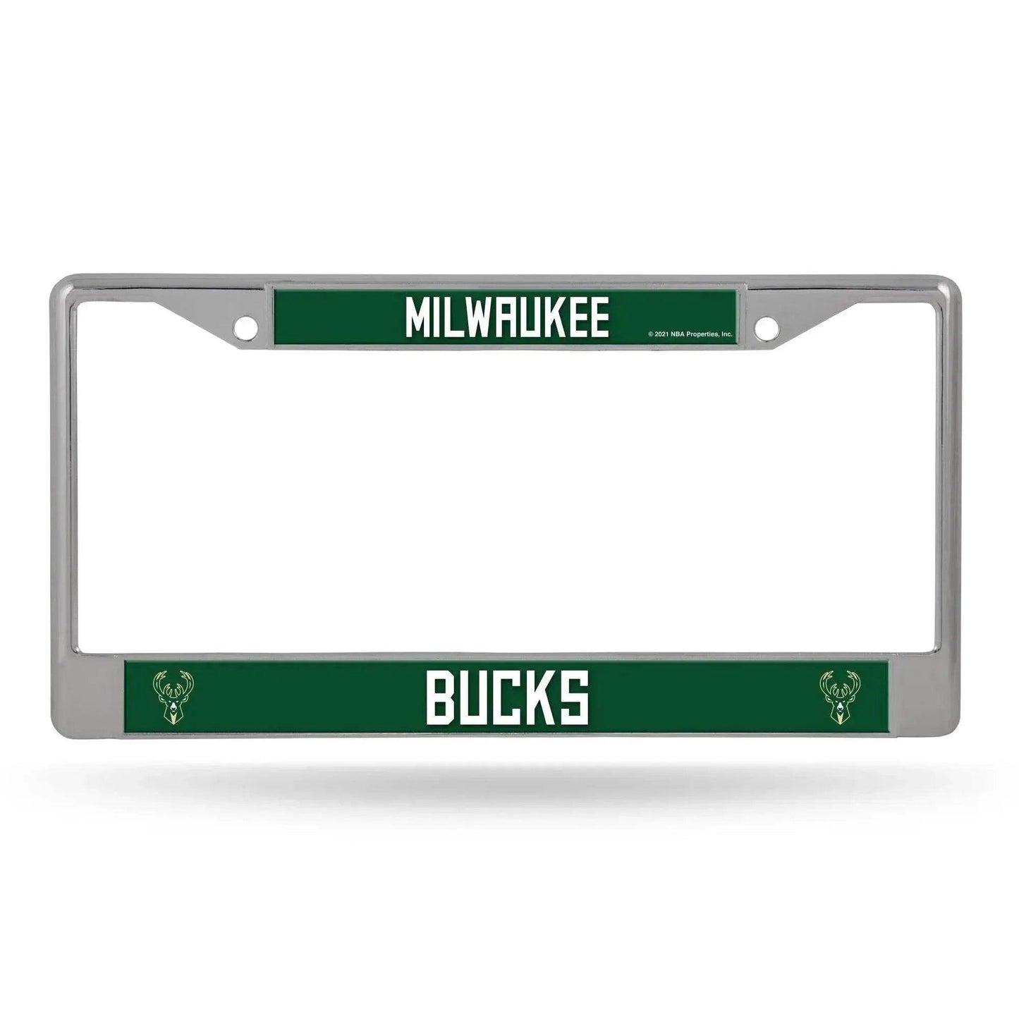  Milwaukee Bucks License Plate Frame Chrome Printed Insert -  ToylandEU™