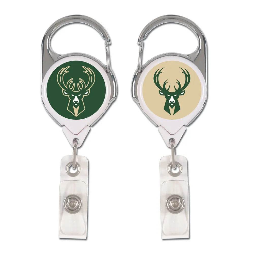 Milwaukee Bucks Premium Retractable Badge Holder With Clip - ToylandEU