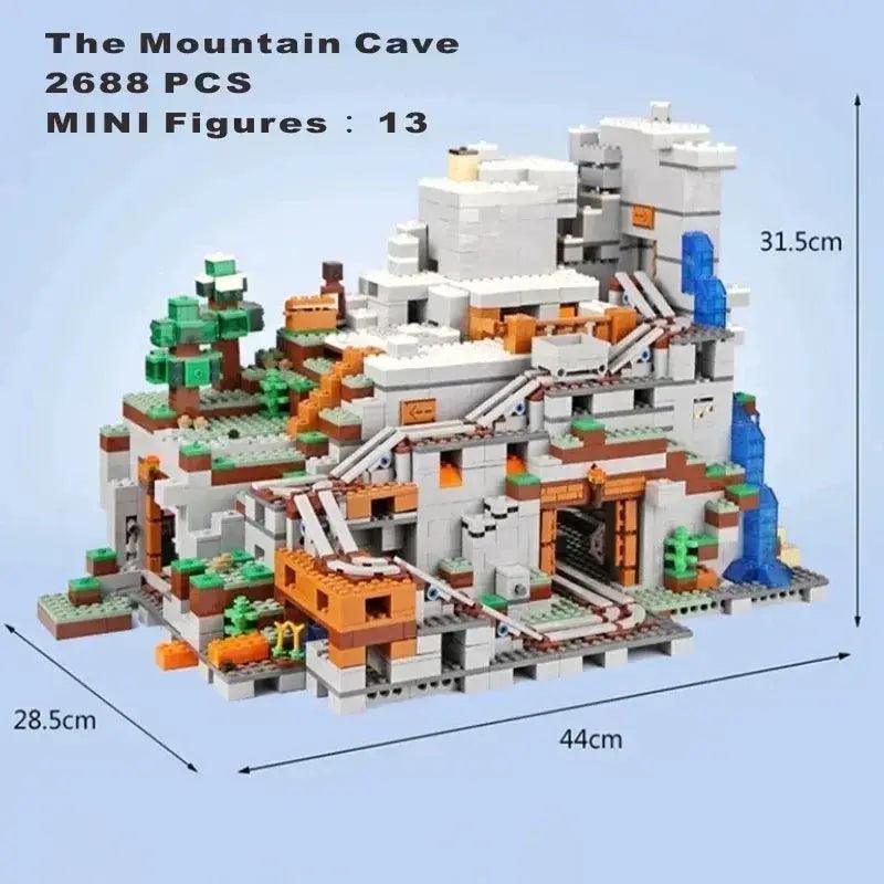  Minecraft Building Blocks Cave Set 2688 Pieces Educational -  ToylandEU™