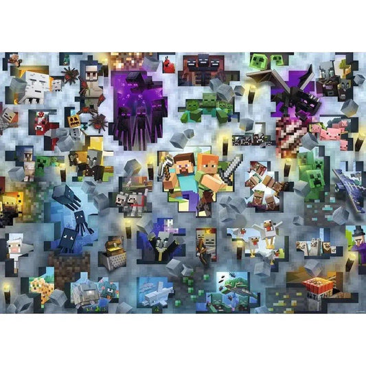  Minecraft Mobs 1000 Piece Puzzle Hardest Challenge -  ToylandEU™