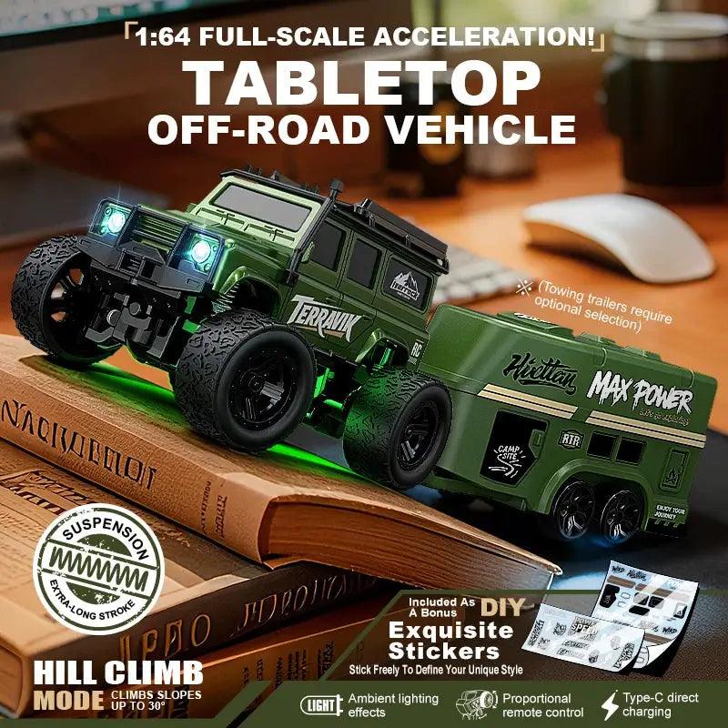  Mini 1 64 Remote Control Car With Trailer Off Road Fun -  ToylandEU™