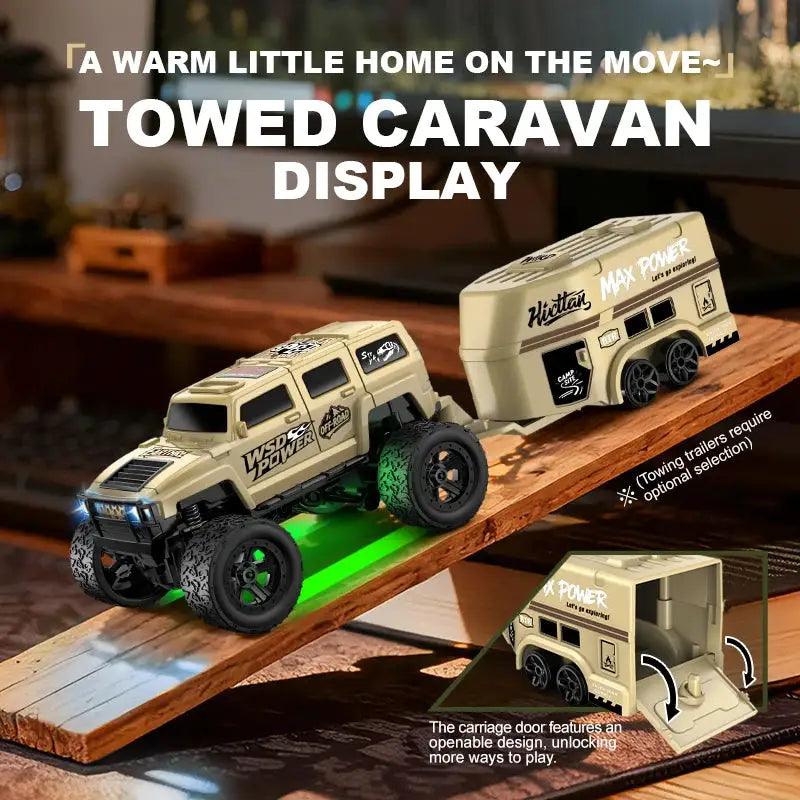  Mini 1 64 Remote Control Car With Trailer Off Road Fun -  ToylandEU™