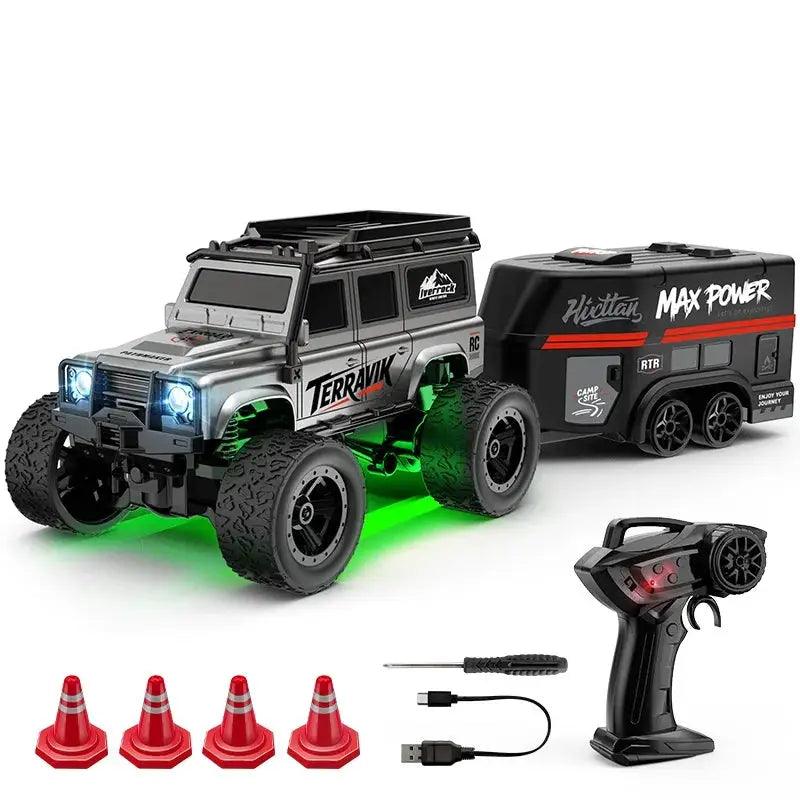  Mini 1 64 Remote Control Car With Trailer Off Road Fun -  ToylandEU™