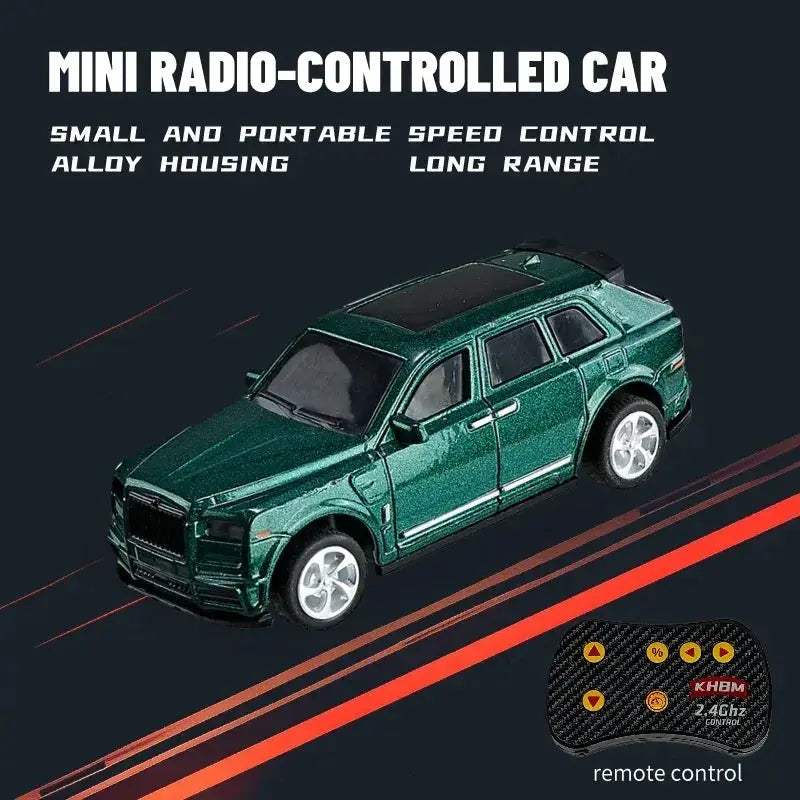 Mini Alloy RC Car Remote Control 60 Minute Run Time - ToylandEU