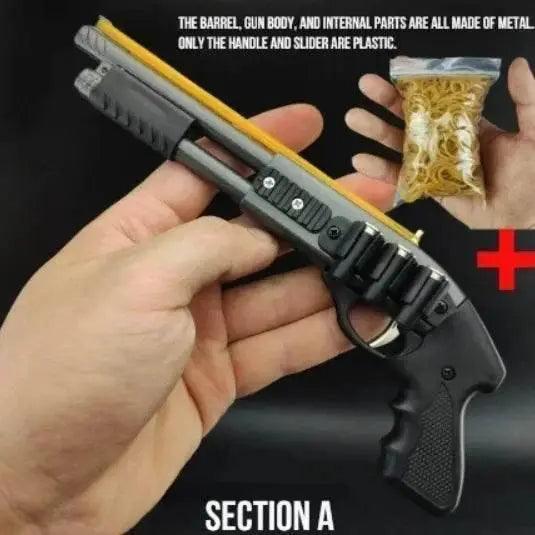 Mini Alloy Rubber Band Toy Gun for Boys Christmas Gift -  ToylandEU™