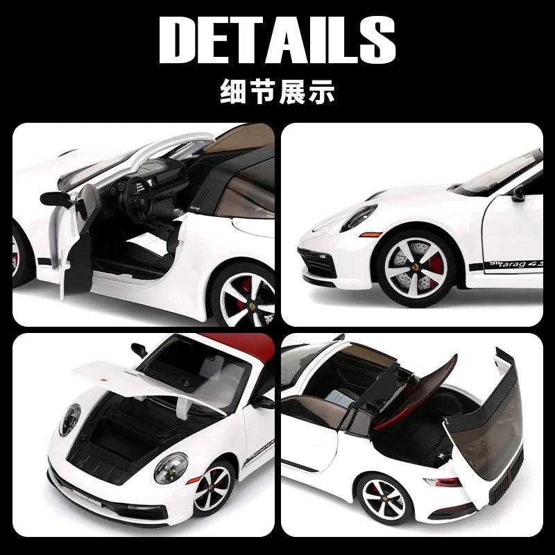 Mini Auto 911 Targa 4S Diecast | 1:32 Scale | Toylandeu™