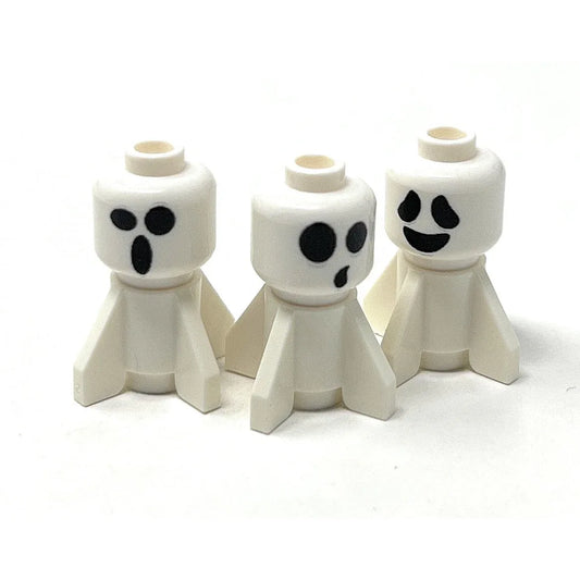Mini Baby Halloween Ghosts (Set of 3) - B3 Customs made using LEGO parts - ToylandEU