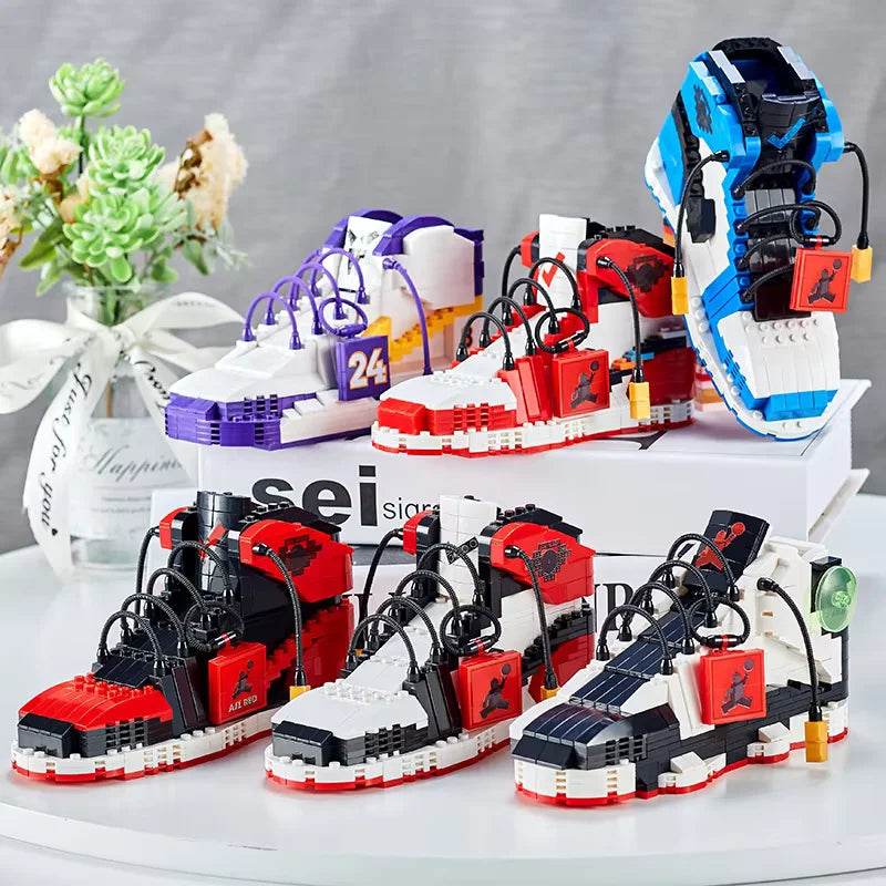 Mini Basketball Shoes 3D Puzzle Building Blocks Set for Adults - ToylandEU