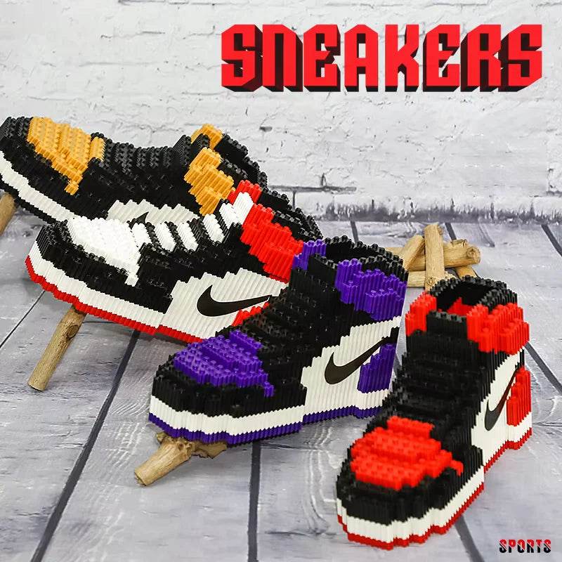 Mini Basketball Shoes 3D Puzzle Building Blocks Set for Adults - ToylandEU