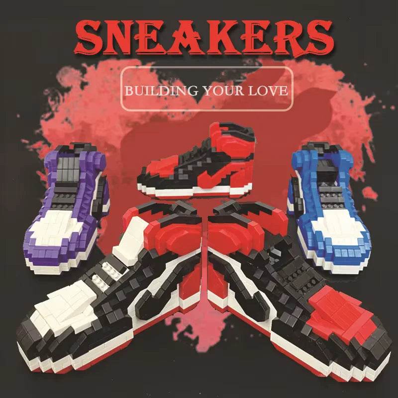 Mini Basketball Shoes 3D Puzzle Building Blocks Set for Adults - ToylandEU