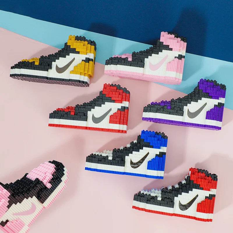 Mini Basketball Shoes 3D Puzzle Building Blocks Set for Adults - ToylandEU
