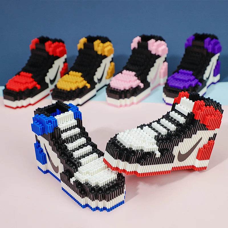 Mini Basketball Shoes 3D Puzzle Building Blocks Set for Adults - ToylandEU