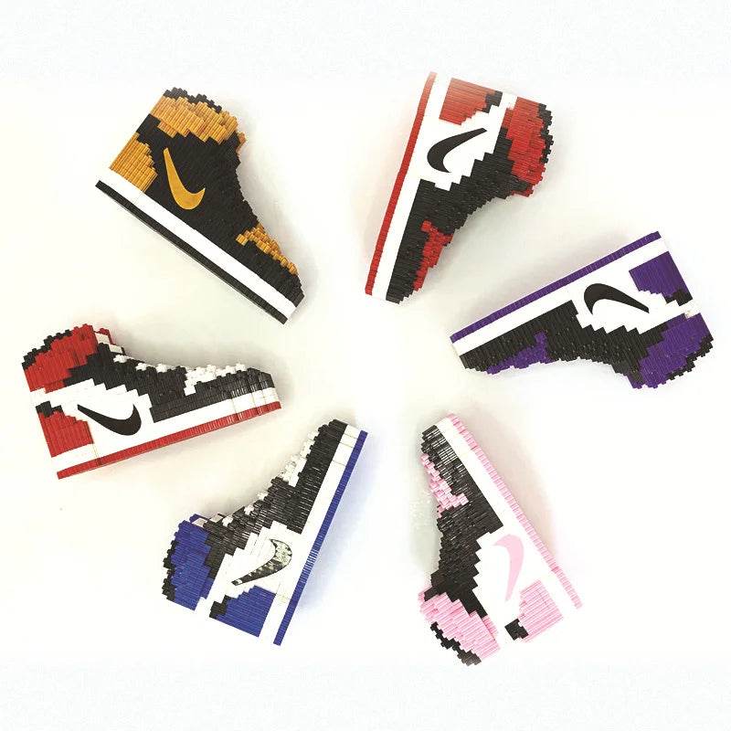 Mini Basketball Shoes 3D Puzzle Building Blocks Set for Adults - ToylandEU