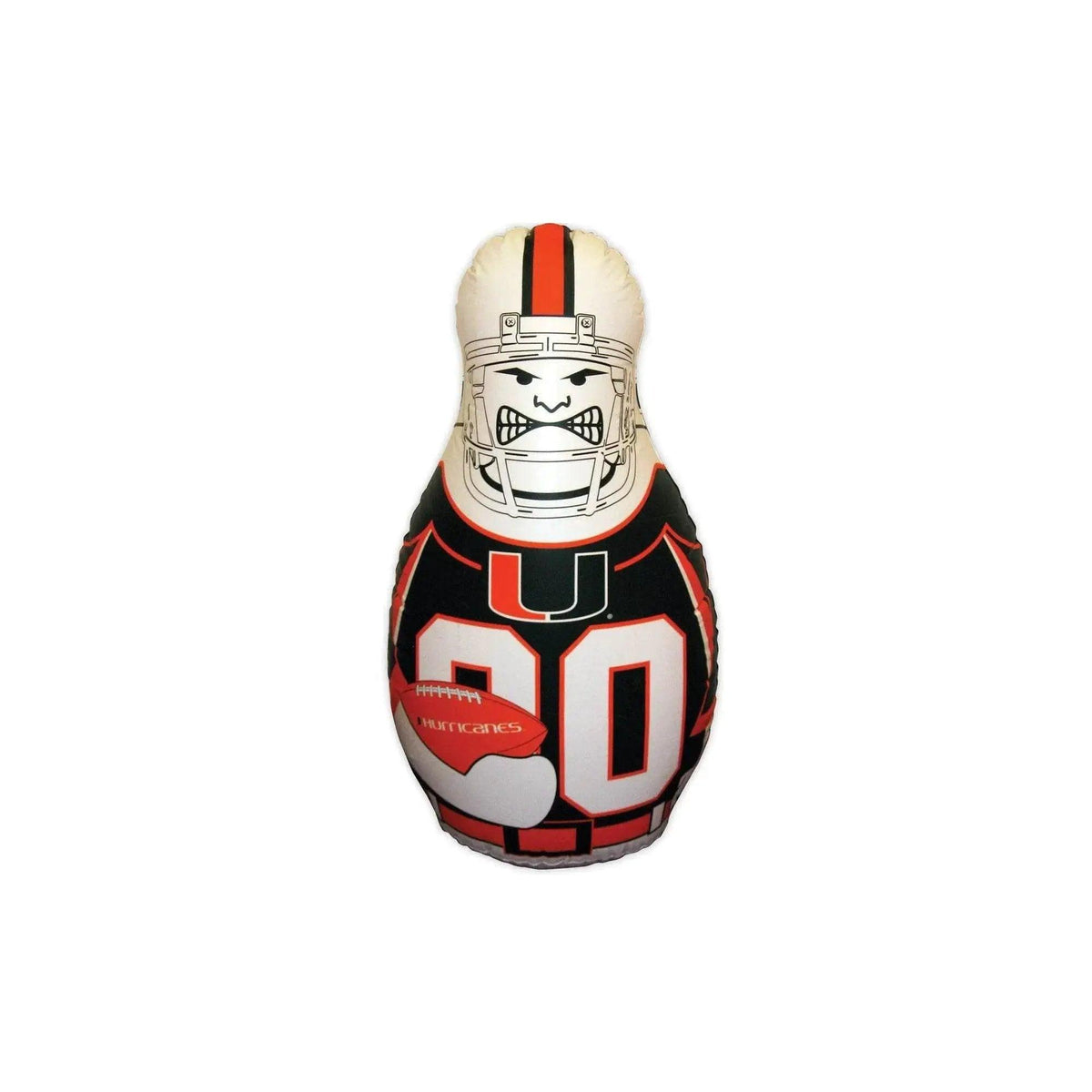  Miami Hurricanes Mini Bop Bag Durable Vinyl 12 Inches -  ToylandEU™