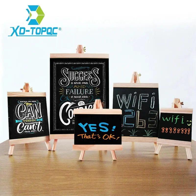  Mini Chalkboard Desktop Sturdy Pine Wood Frame Easel -  ToylandEU™