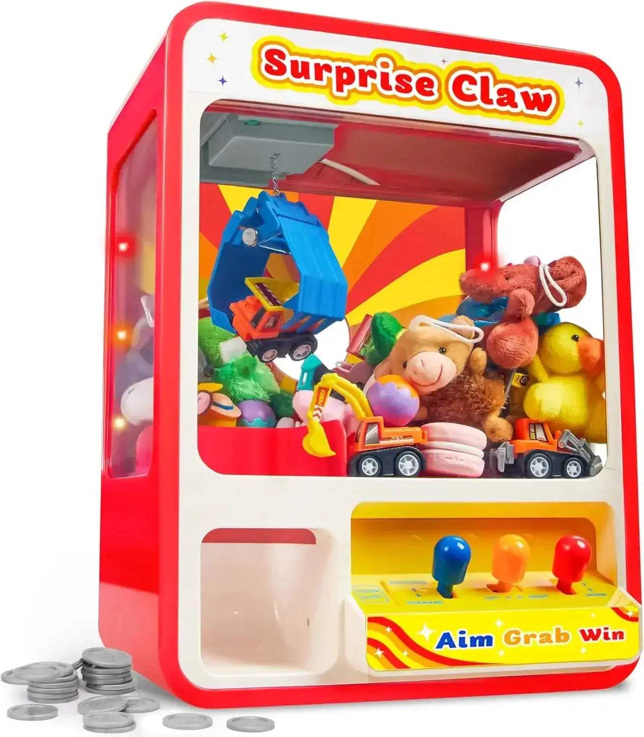 Mini Claw Machine Arcade Toy No Assembly Required Kids - ToylandEU