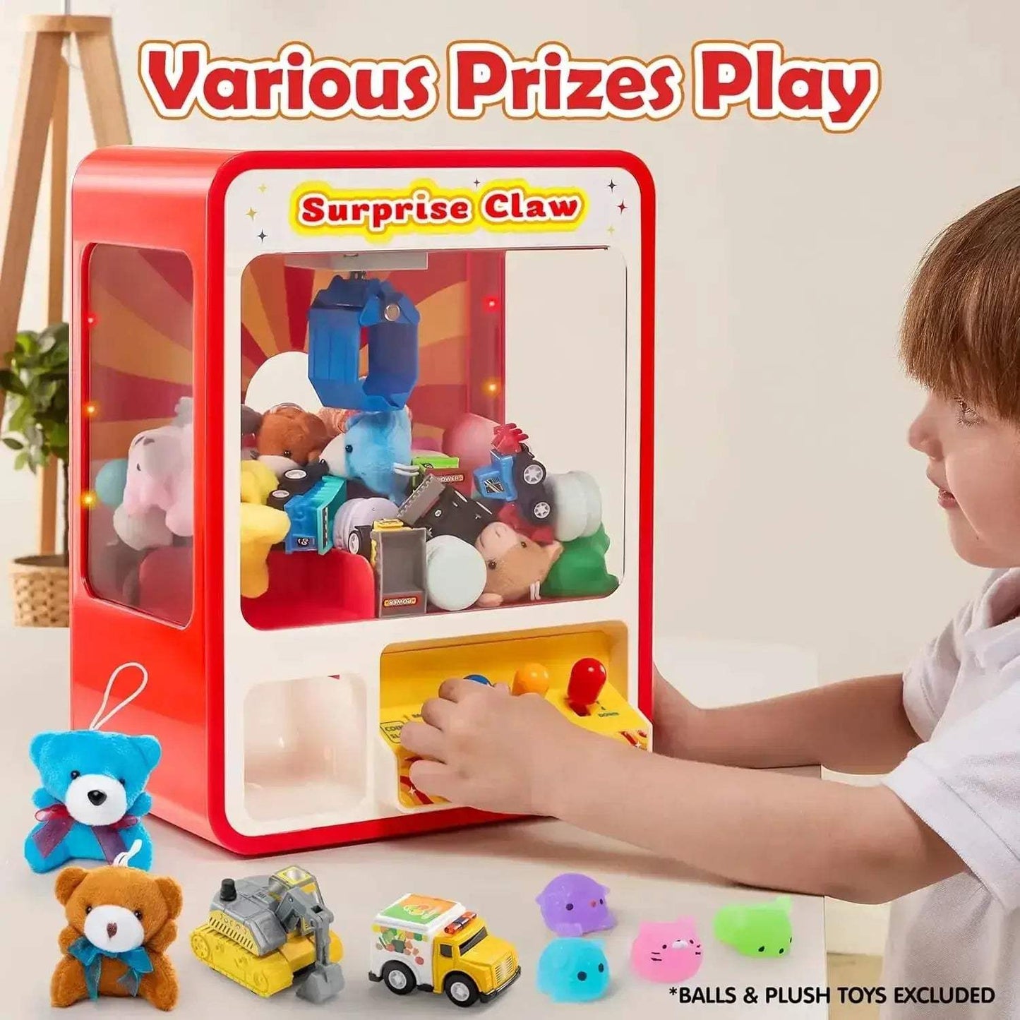 Mini Claw Machine Arcade Toy No Assembly Required Kids - ToylandEU