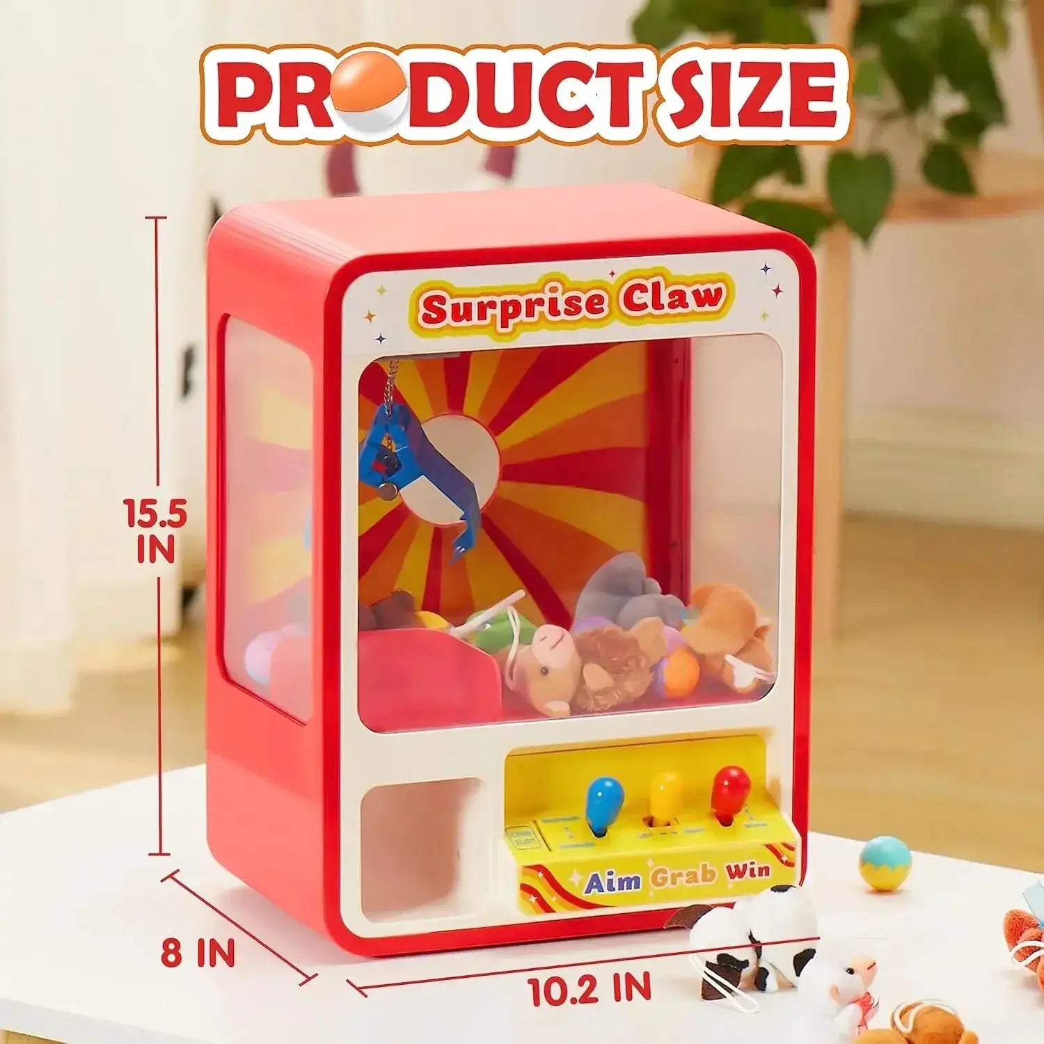 Mini Claw Machine Arcade Toy No Assembly Required Kids - ToylandEU