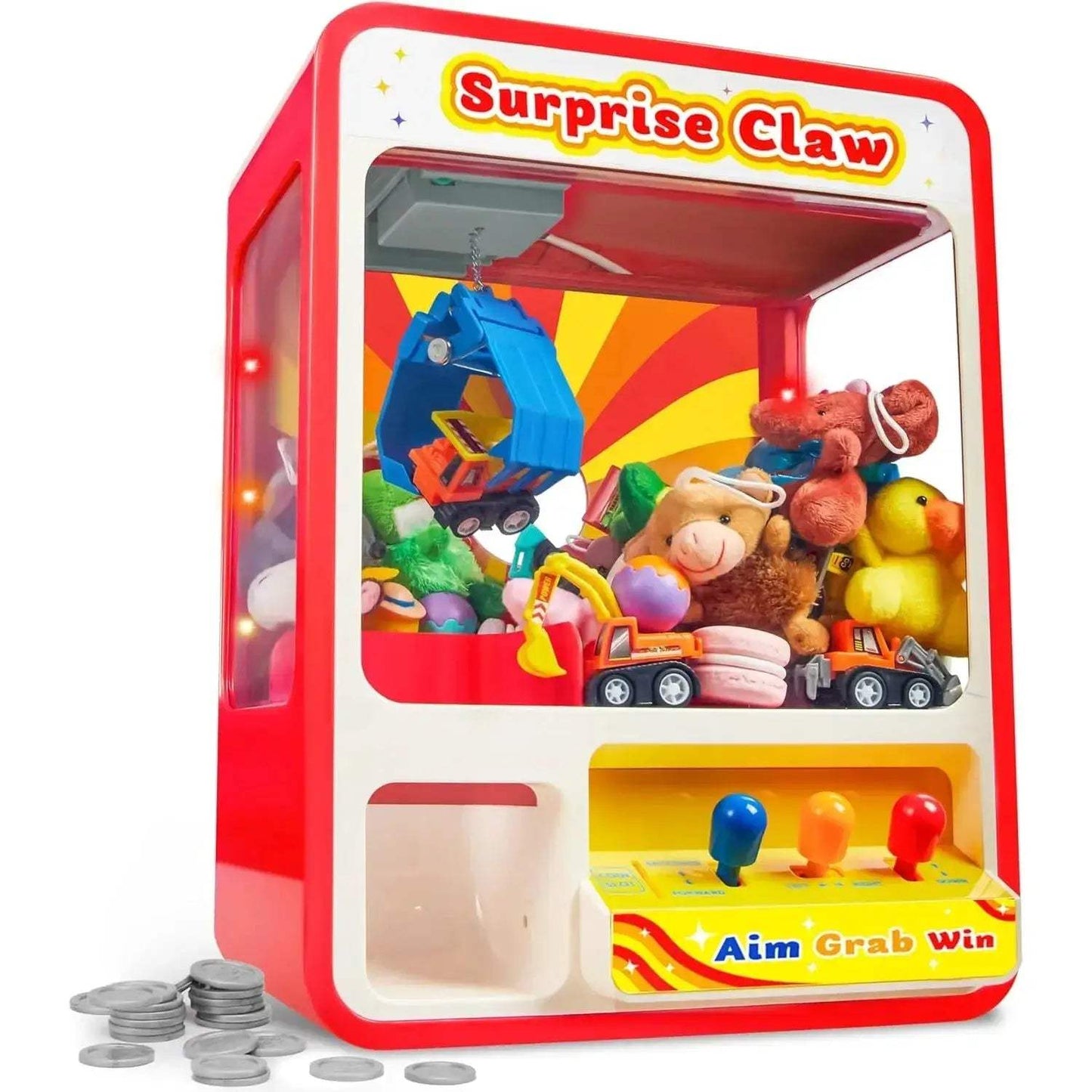 Mini Claw Machine Arcade Toy No Assembly Required Kids - ToylandEU