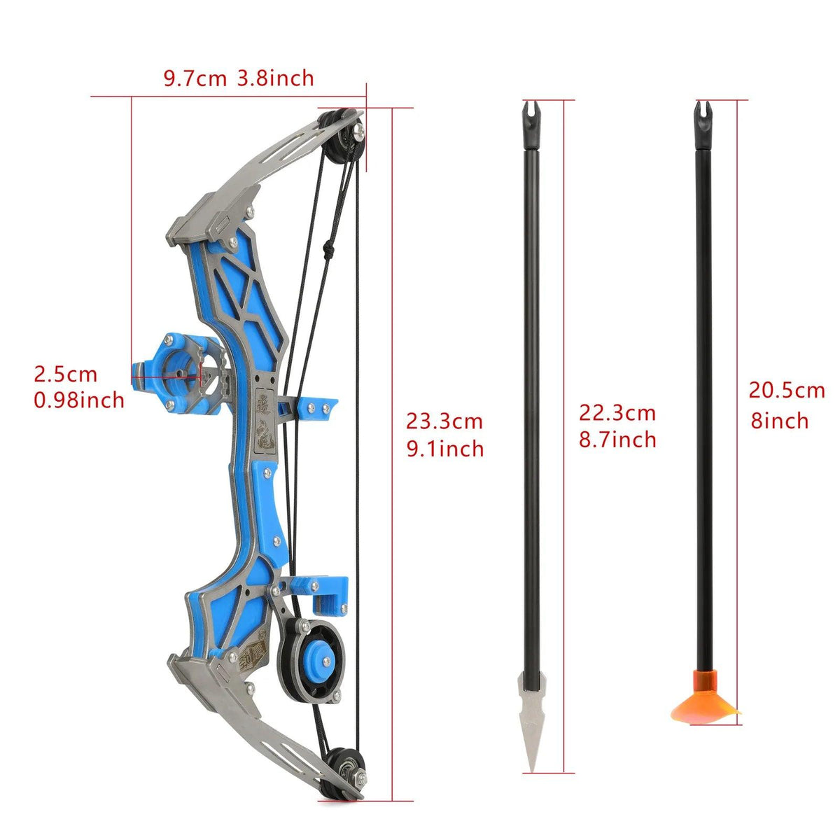 Mini Compound Bow | 12 Lb Draw | Toylandeu™
