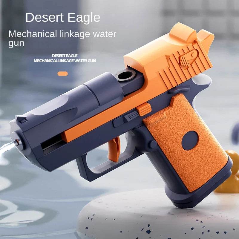 Mini Desert Eagle Water Gun Manual Operation Small Pistol Outdoor Toy - ToylandEU