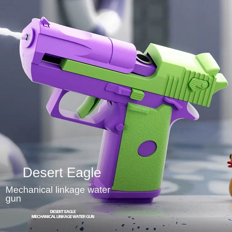 Mini Desert Eagle Water Gun Manual Operation Small Pistol Outdoor Toy - ToylandEU